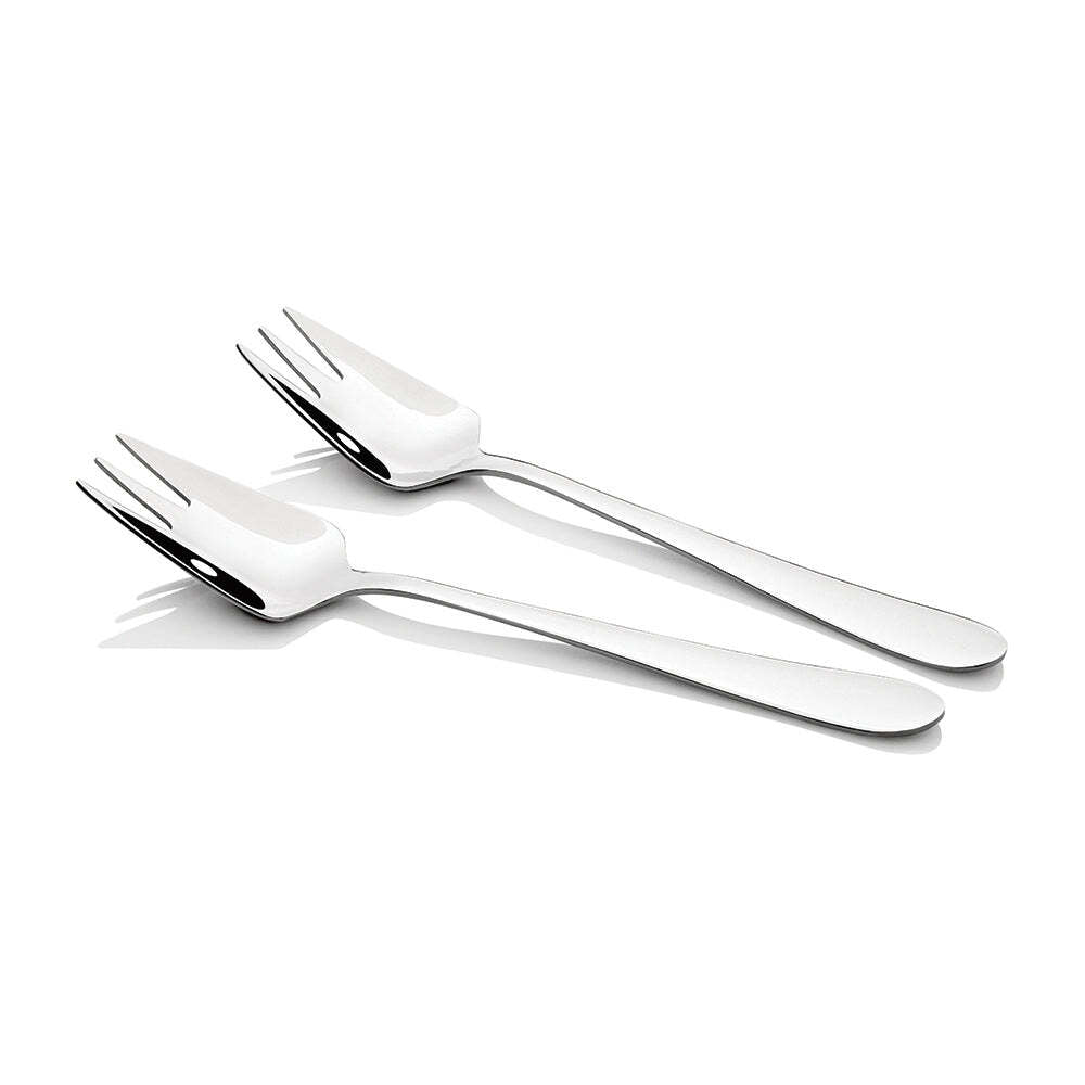 Stanley Rogers Stainless Steel Albany Buffet Forks Lunch/Dinner Party Set (8 Pieces)