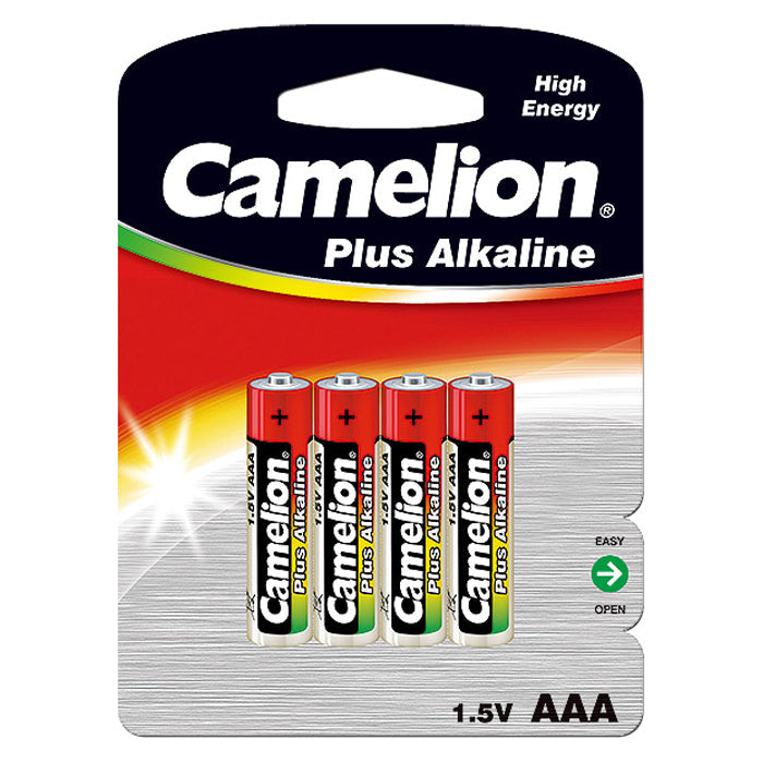 Camelion Plus Alkaline AAA LR03 AM4 Battery 1.5V Micro Cylindrical Batteries (4 Pieces) — image 2