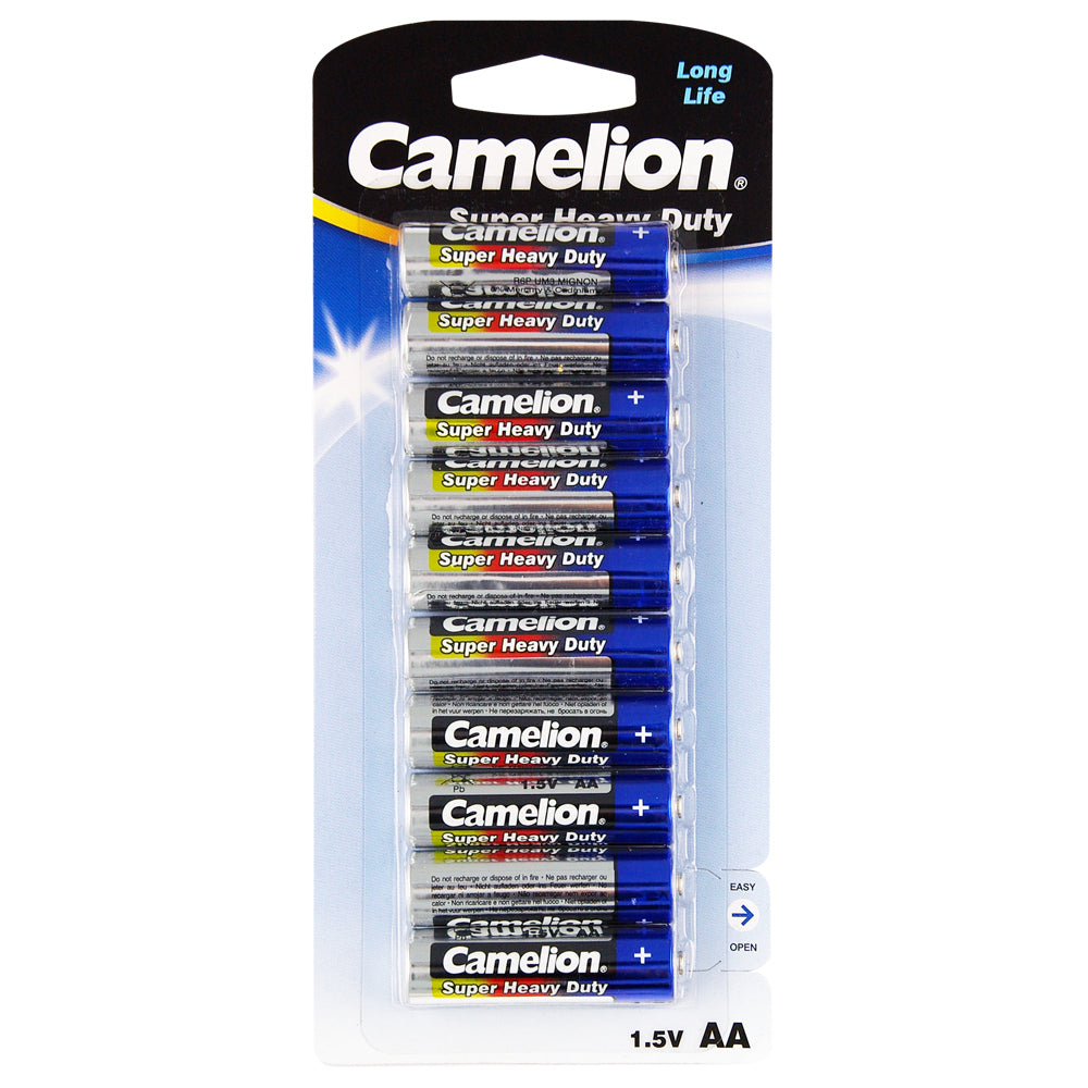 Camelion Super Heavy Duty AA 1.5V Battery Carbon Zinc R6P Power Batteries (10 Pieces) — image 2