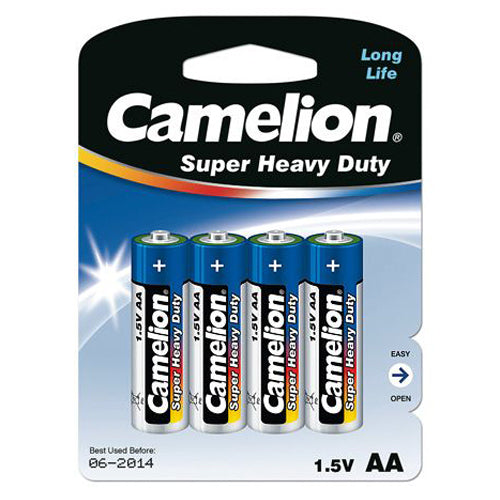 Camelion Super Heavy Duty AA 1.5V Battery Carbon Zinc R6P Power Batteries (4 Pieces) — image 2