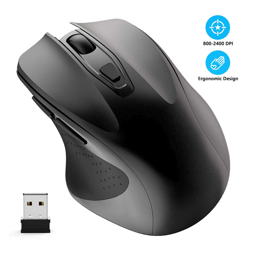 Sansai 2.4GHz Wireless Optical Mouse/USB Receiver for PC/Laptop Computer Assortd — image 2