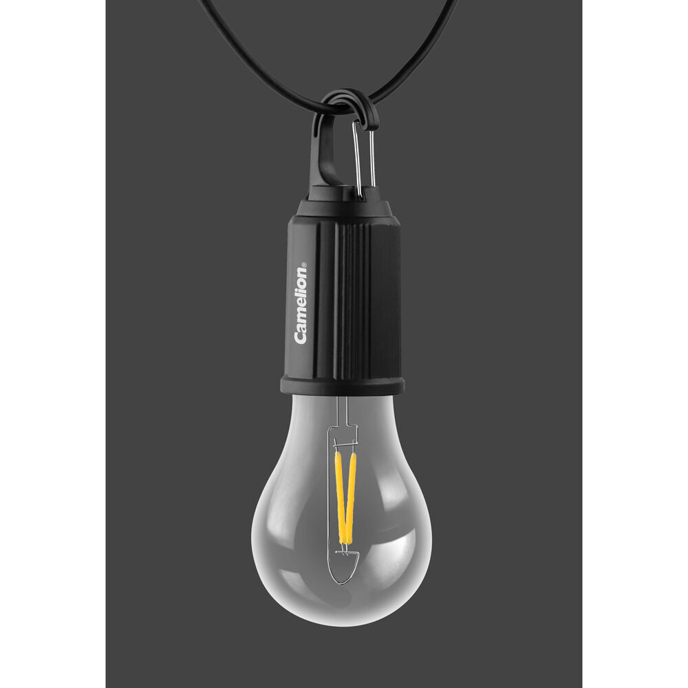 Camelion RS917A Rechargeable 250lm Hanging Camping Light Outdoor Night LED Black — image 2