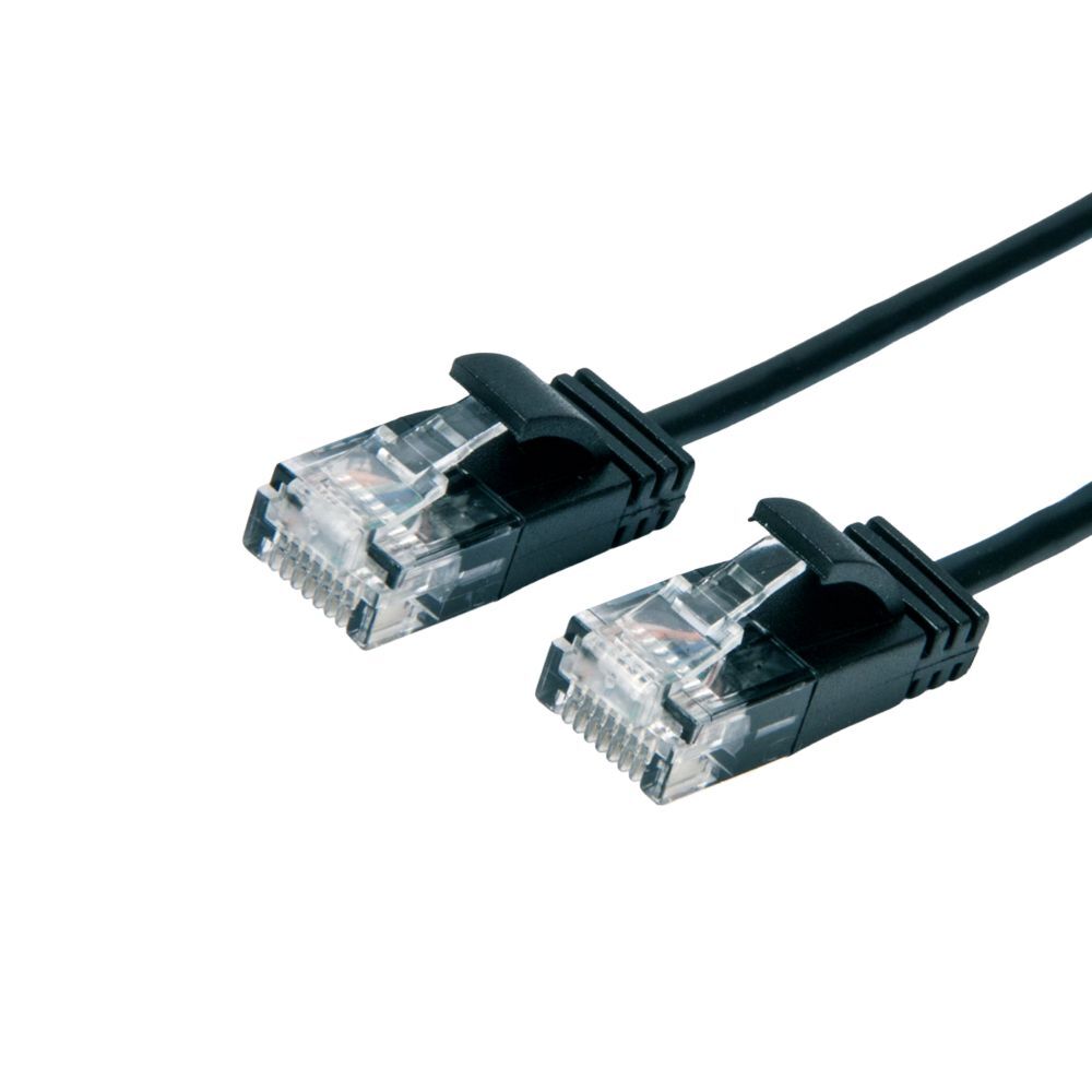 Connect Cable Ultra Slim Male CAT6 Network Ethernet Cable Connector 5m Black — image 3