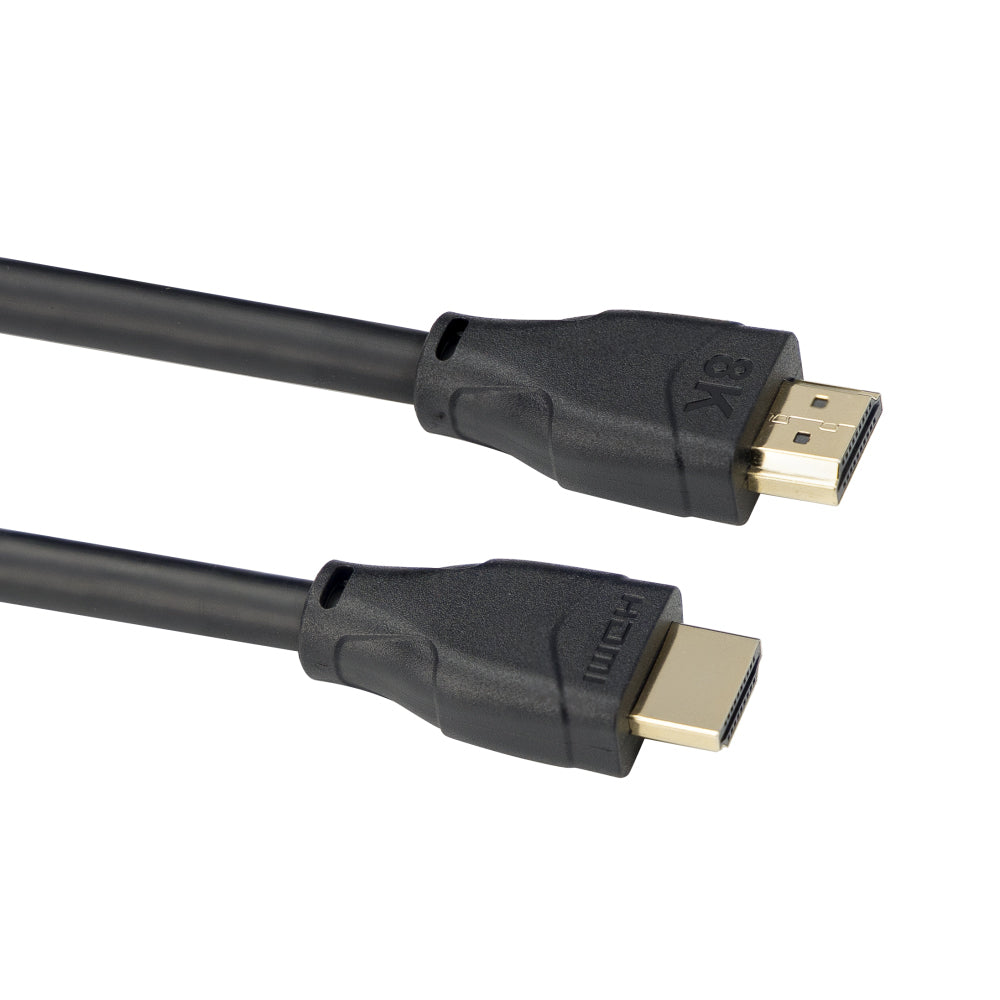 Laser HDMI 2.1 Male 8K Cable Ultra High Speed Gold-Plated Connector Cord 3m BLK