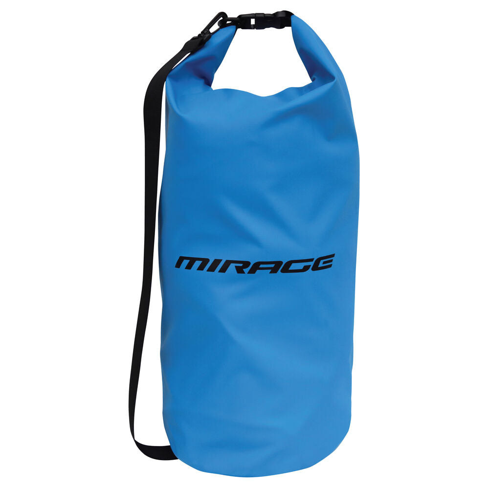 Mirage 30L Blue Roll-Top Buckle Barrel Outdoor Dry Bag w/ Shoulder Strap