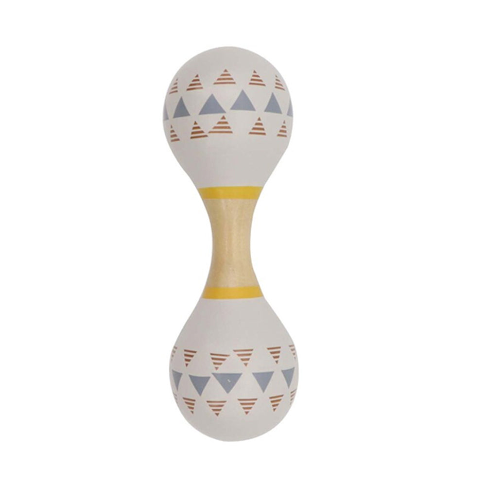 Kaper Kidz 15cm Calm & Breezy Maraca Rattle Double Ended Shaker Newborn Toy 0+