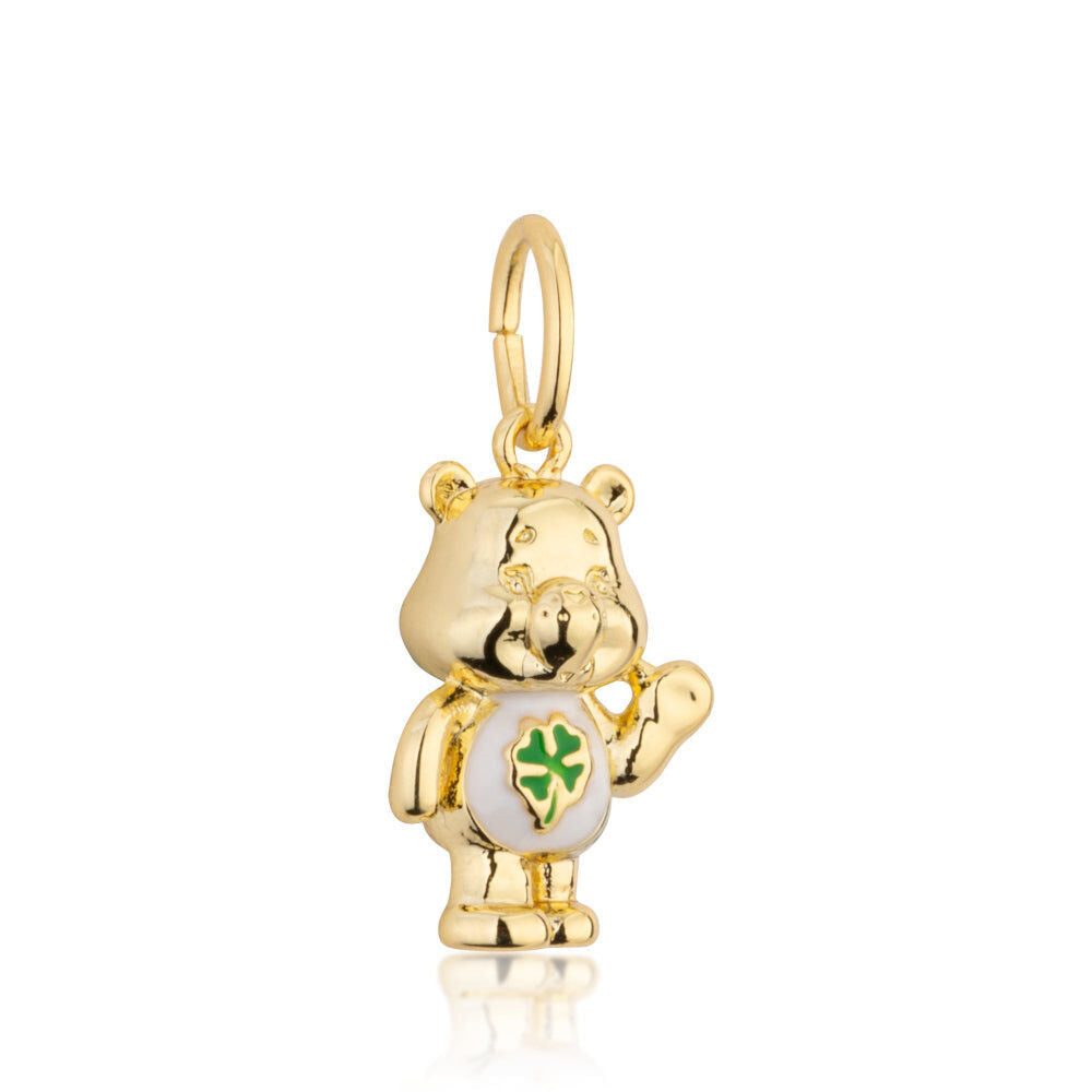 Care Bears Goodluck Bear Charm Plated Brass — Gold Gold