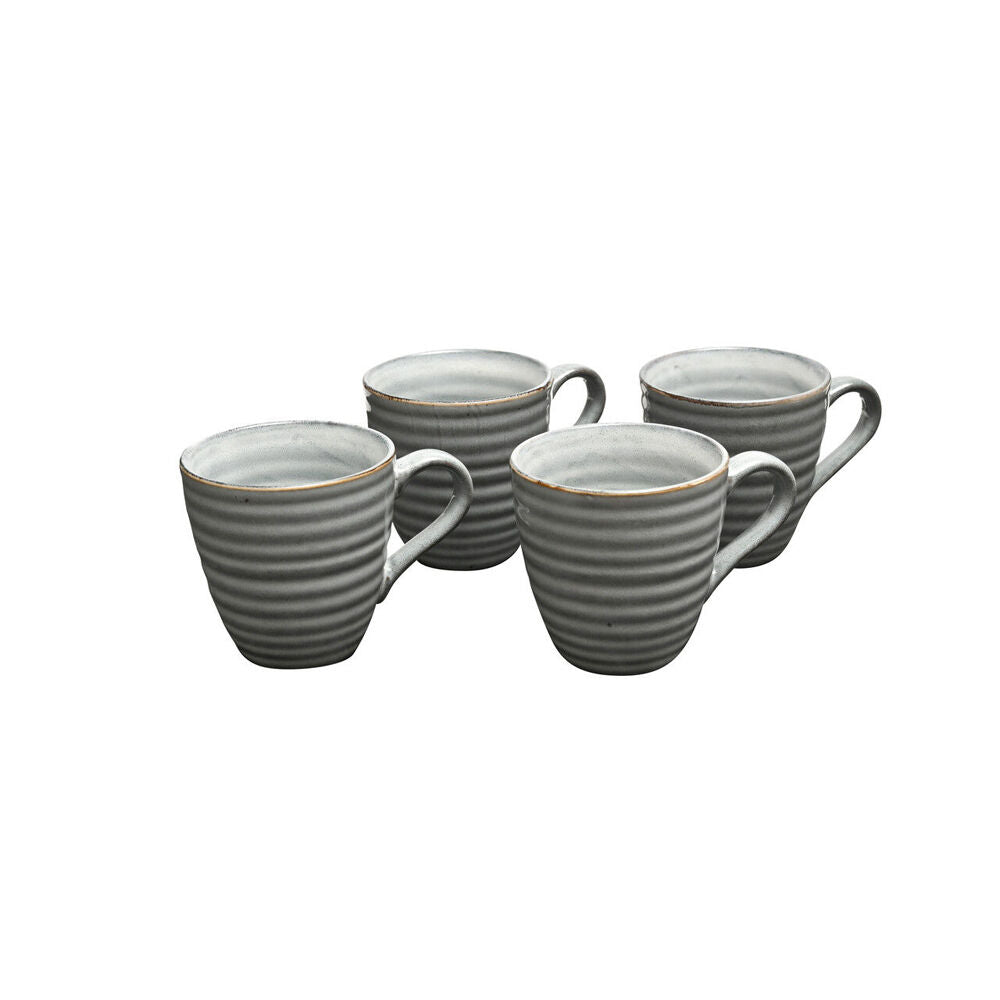 Coffee Culture Reactive 355ml Ceramic Coffee & Tea Mug (4 Pieces)