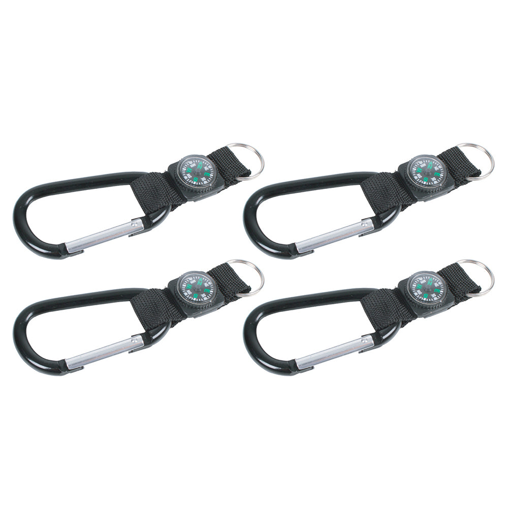 Cockatoo Carabiner Compass Navigation Gear Outdoor Camping/Hiking Equipment (4 Pack)