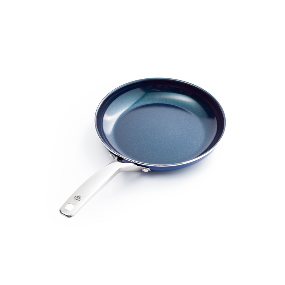 Blue Diamond Open 26cm Frypan Toxin Free Cookware Non-Stick Pan Dark Blue