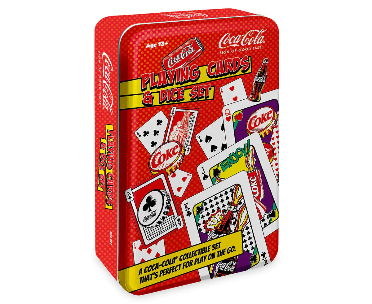 Coca-Cola Coca Cola Tinned Game Domino Or Cards Assorted Teens Interactive Activity 13+ — image 3