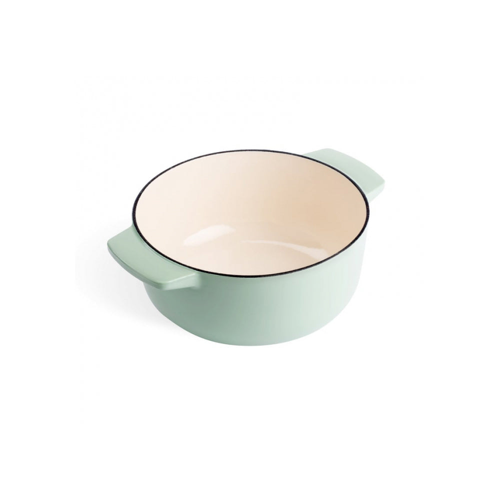 Kitchenaid Cast Iron Durable Casserole Pot Home Cooking 22cm/3.3L Pistachio — image 3