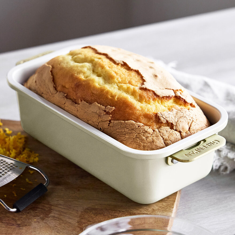 GreenPan Reserve Rectangular Loaf Pan Non-Stick Ceramic Baking Cream White — image 3