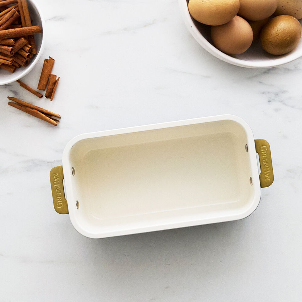 GreenPan Reserve Rectangular Loaf Pan Non-Stick Ceramic Baking Cream White — image 6