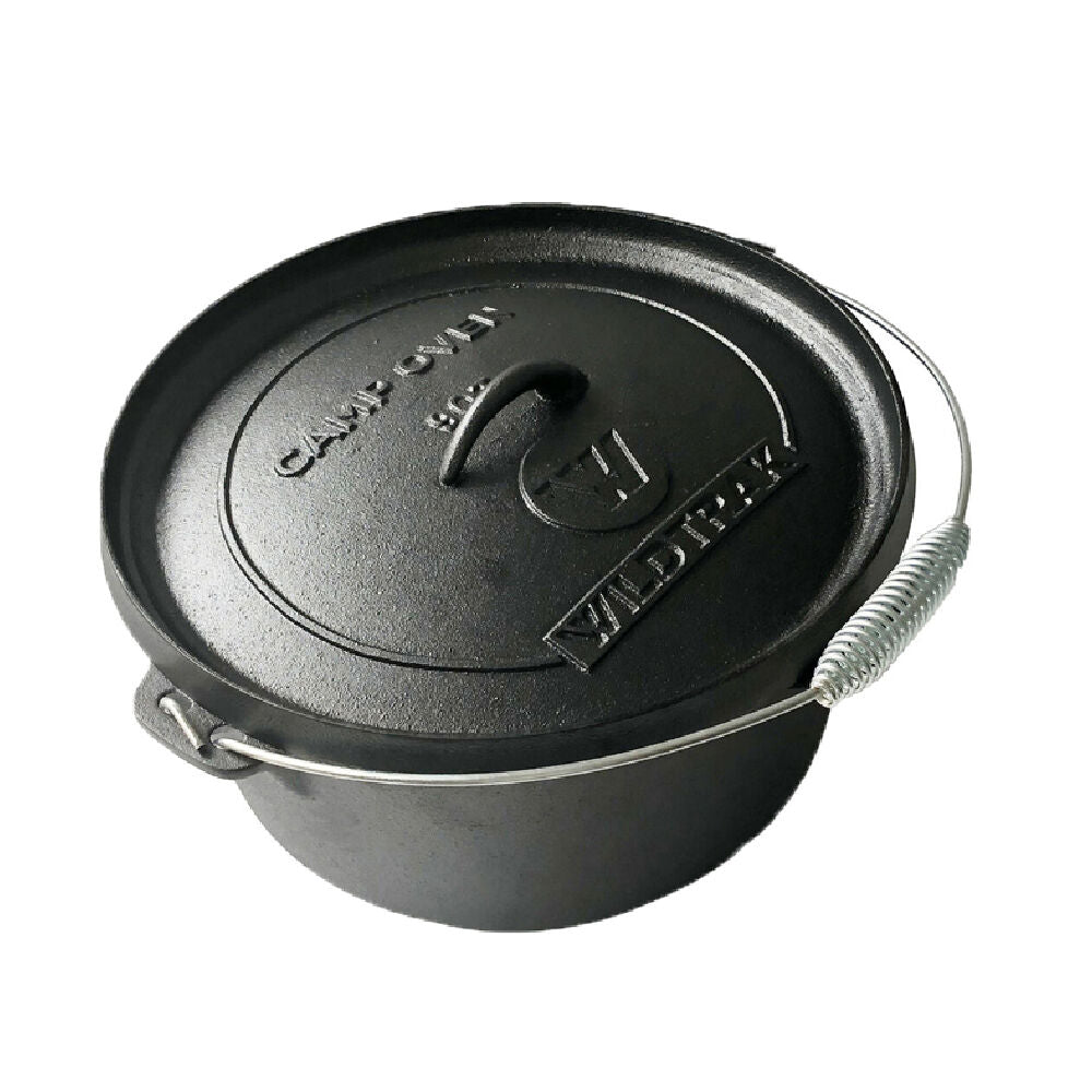 Cockatoo 31x15.5cm Black Portable Camping/Travel Camp Oven 9Qt