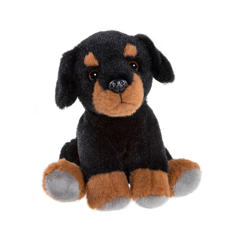 Charlie Bears Cuddle Cub Rottie Dog Kids/Baby Soft Fun Play Toy 0m+ Grey