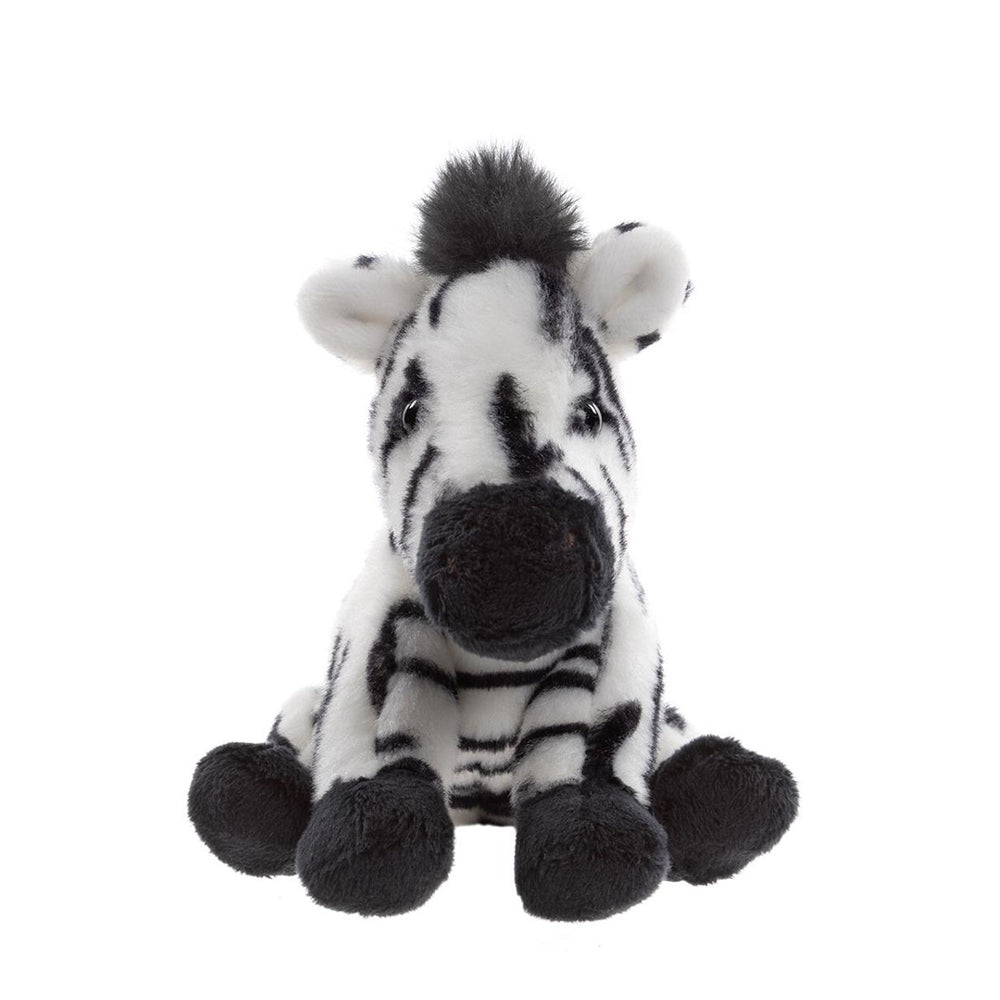 Charlie Bears Cuddle Cub Zebra Kids/Baby Soft Fun Play Toy 0m+ Black/White (2 Pack) — image 2