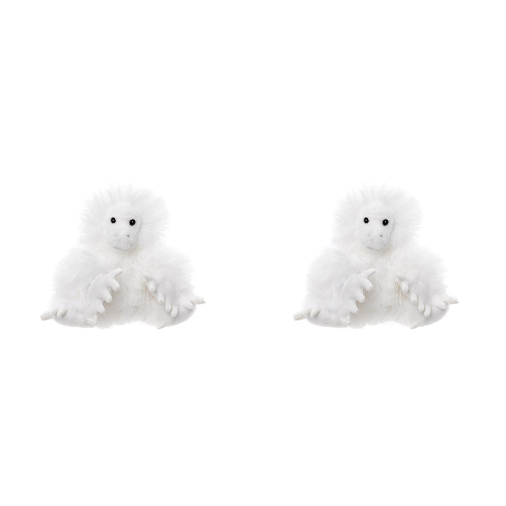 Charlie Bears Cuddle Cub Yeti Kids/Baby Plush Soft Fun Play Toy 0m+ White (2 Pack)