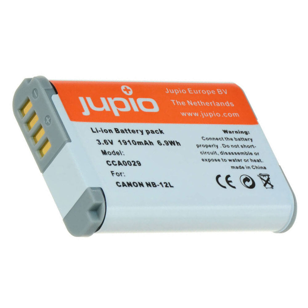 Jupio Li-Ion 3.6V 1910mAh Rechargeable Battery For Canon NB-12L Digi Camera — image 2