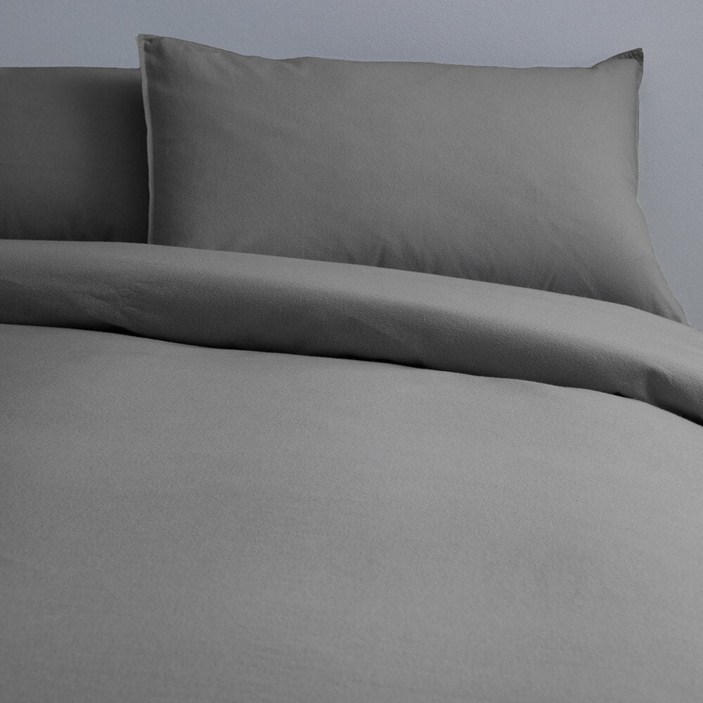 Canningvale Cozi Cotton Quilt Cover Set Ash