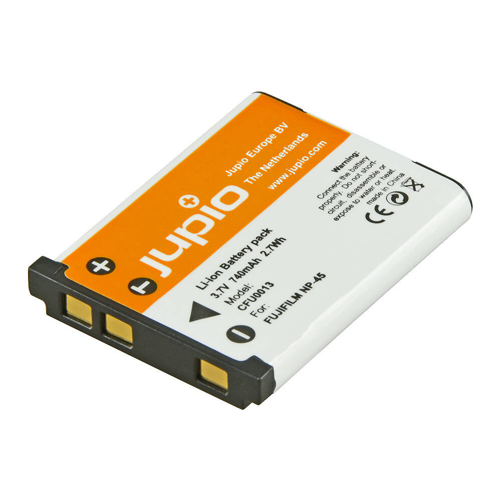 Jupio Li-Ion 3.7V 740mAh Rechargeable Battery Pack For Fuji NP-45 Camera