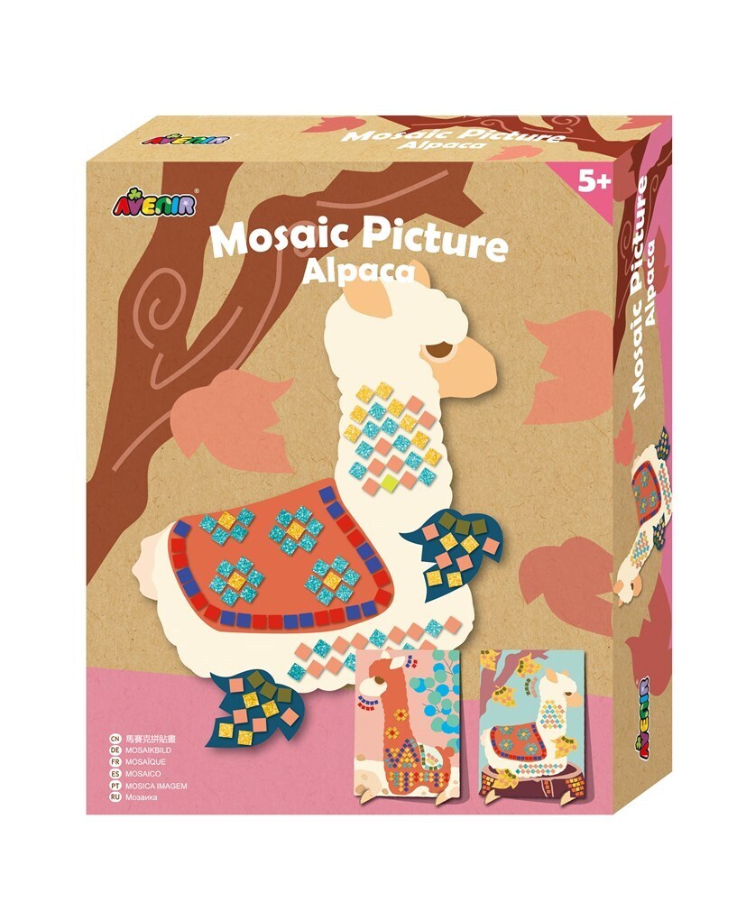 Avenir Mosaic Picture Alpaca Creative Art/Craft Kids/Children Activity 3y+ (2 Pack) — image 2