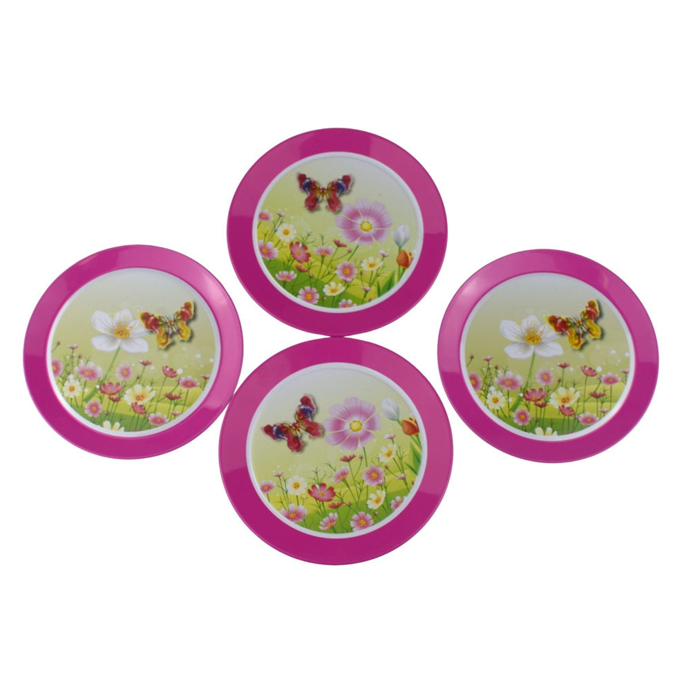 Kaper Kidz Pink Butterfly Tin Tea Set 15 Pieces Pretend Play Kids 3y+ — image 6