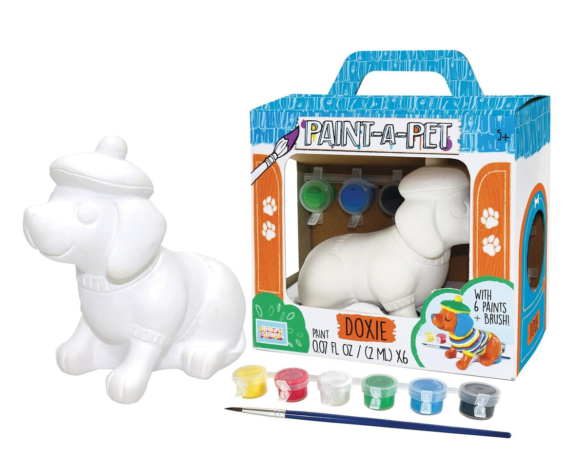 Kaper Kidz Paint a Pet Doxie Dachshund Craft Kit Painting Ceramic