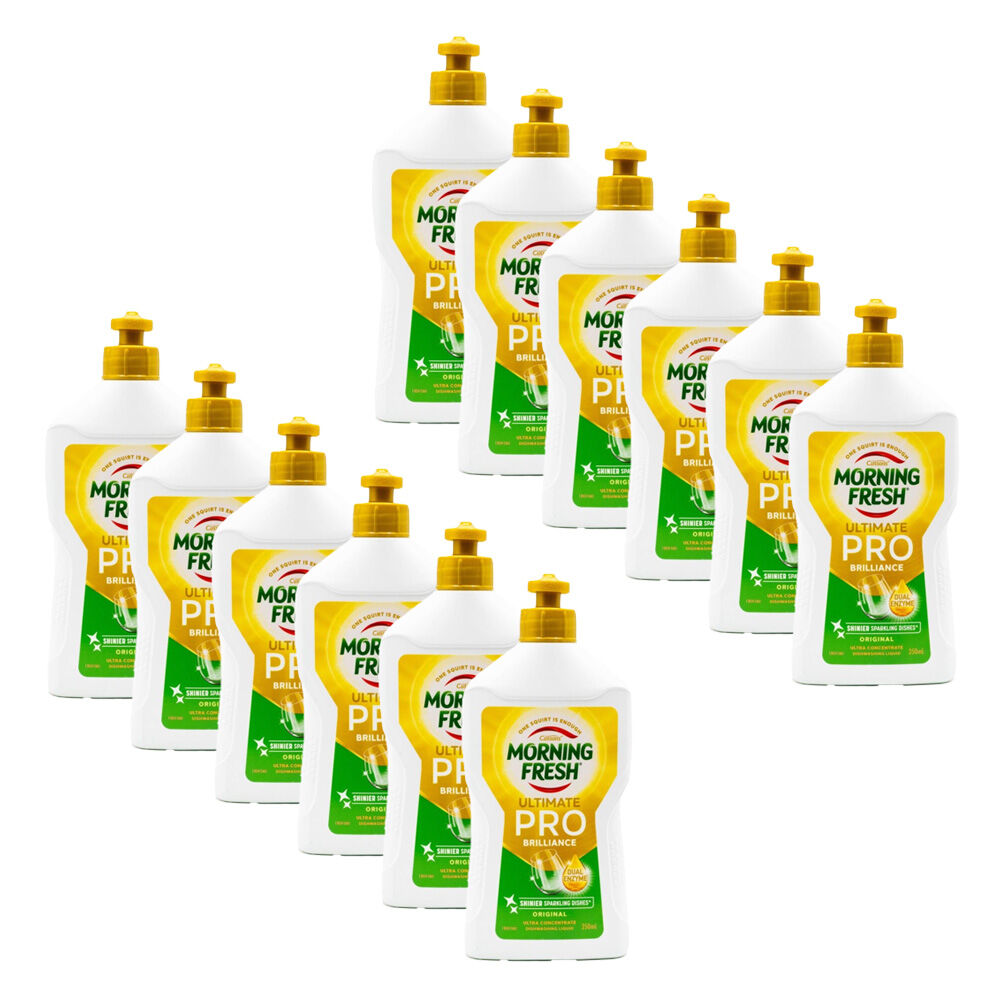 Morning Fresh 12pk Ultimate Pro Brilliance Dishwashing Liquid Ultra 350ml