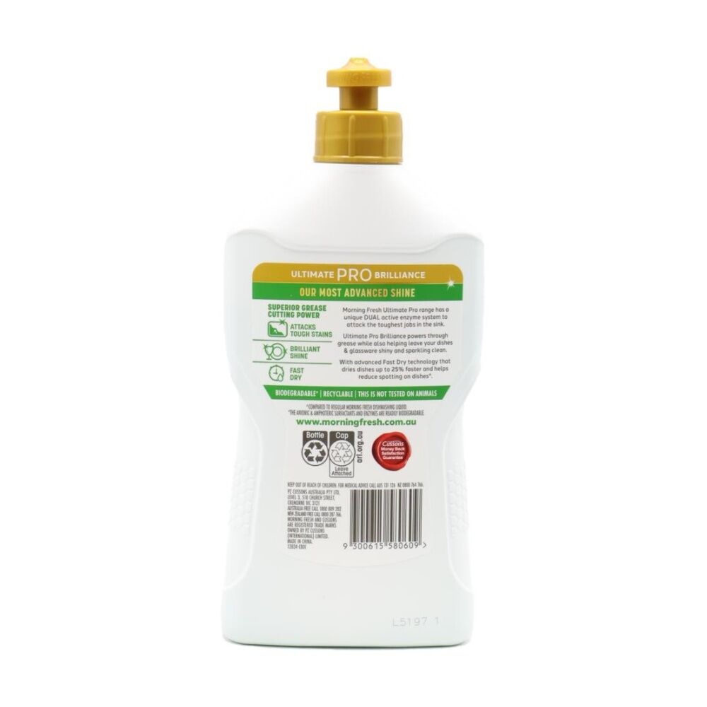 Morning Fresh 350ml Dishwashing Liquid Ultimate Pro Brilliance Ultra Concentrate Original - Cuts Through Tough Grease - Leaves Dishes Sparkling Clean — image 2