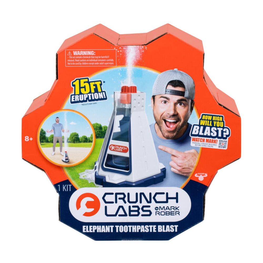 Crunch Labs Moose Crunch Labs Elephant Toothpaste Geyser Educational Chemistry Science Kit For Kids 8 Plus Interactive Experiment Toy