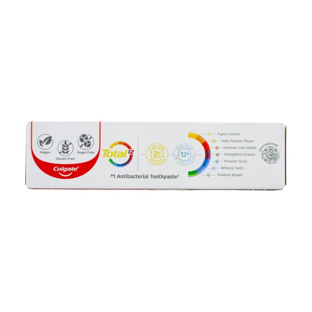 Colgate Total 12 Hour Advanced Whitening Mint Toothpaste Gel 115g (12 Pack) — image 3