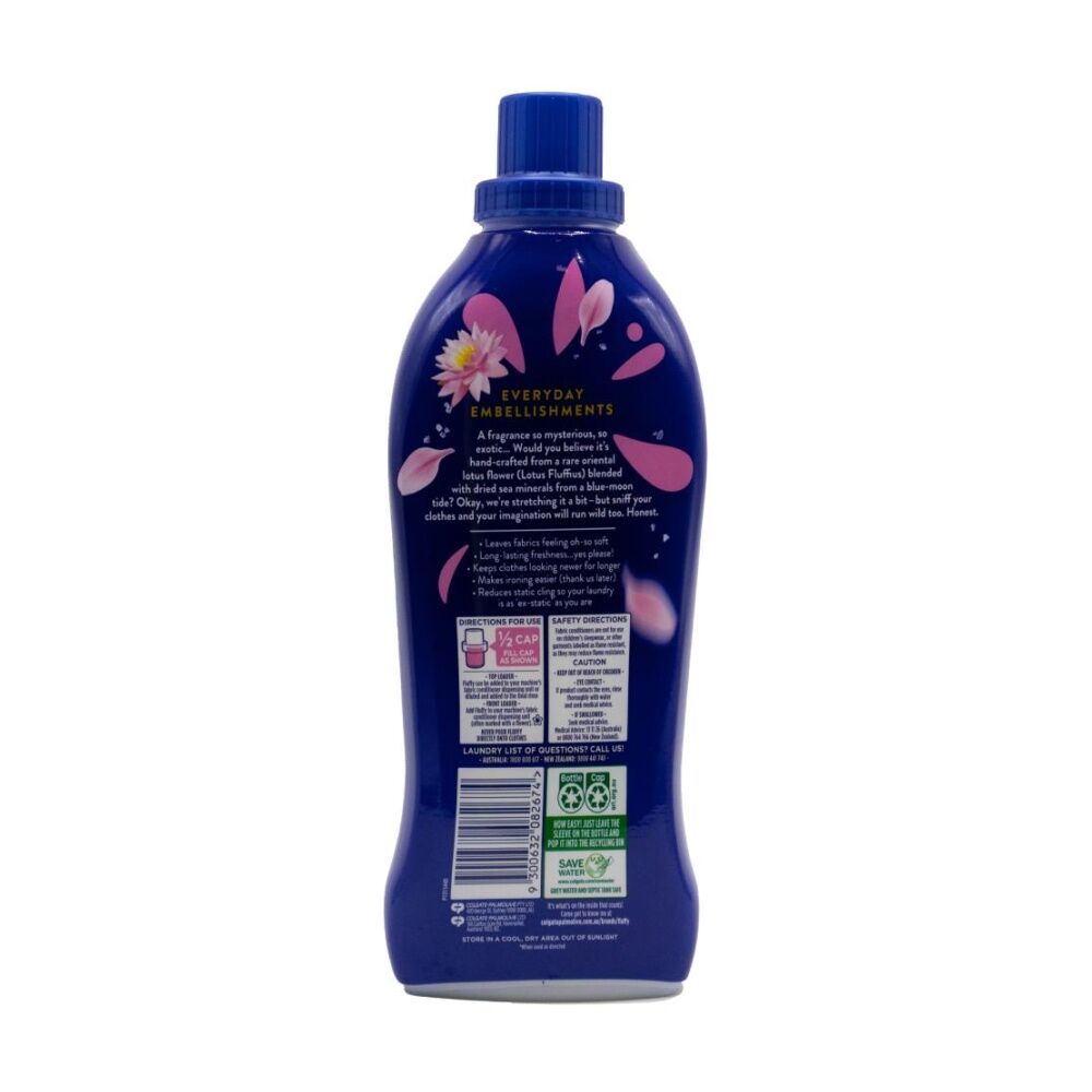 Fluffy 900mL Fabric Conditioner Concentrated Divine Blends Lotus Flower And Sea Minerals Softener — image 2