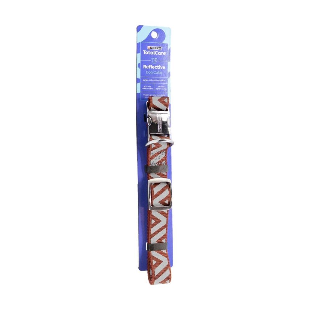 Purina Total Care Reflective Adjustable Dog Collar Large 45-75cm Assorted (3 Pack) — image 2