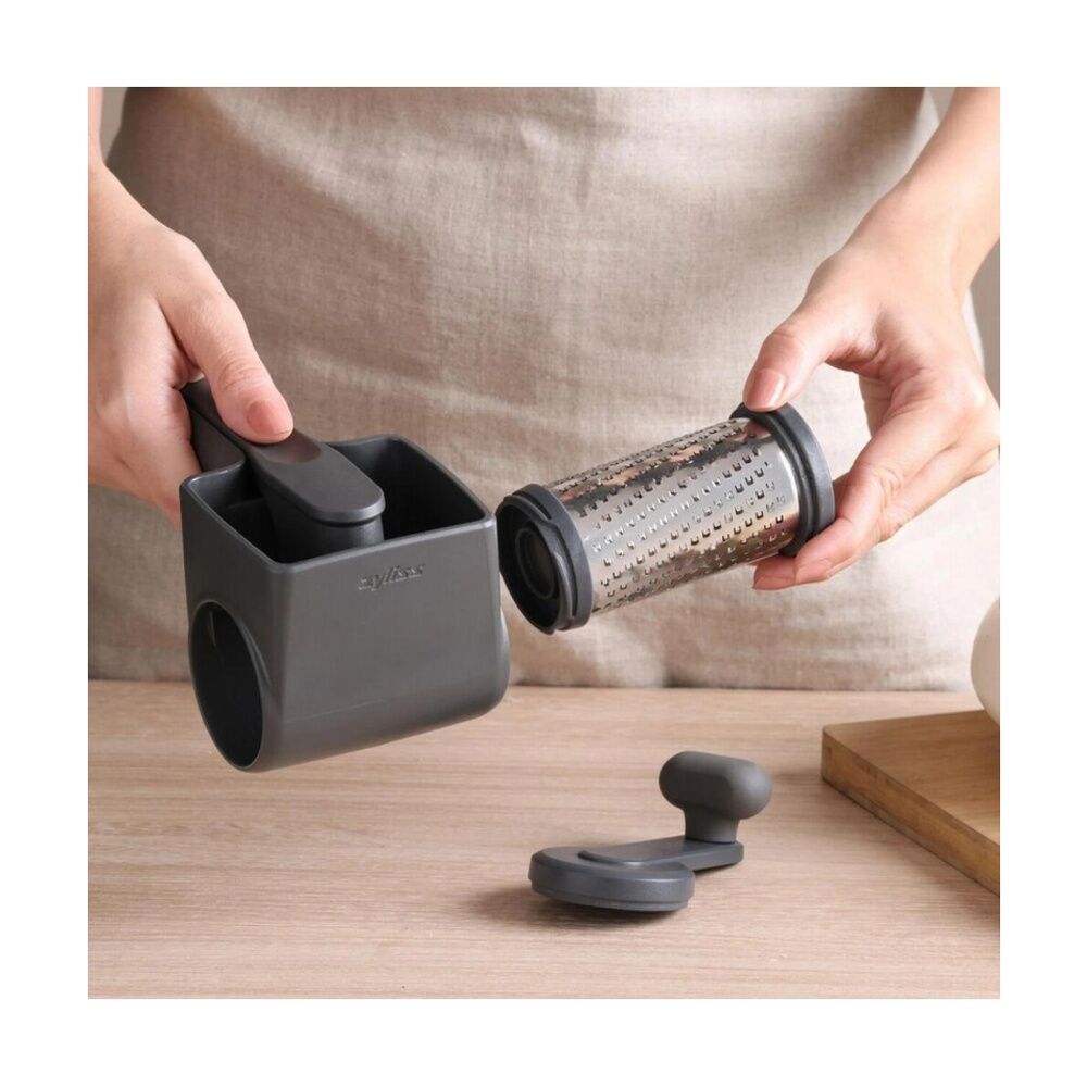 Zyliss Professional Cheese Grater Stainless Steel Drum Smooth Precise Grating Zyliss — image 6