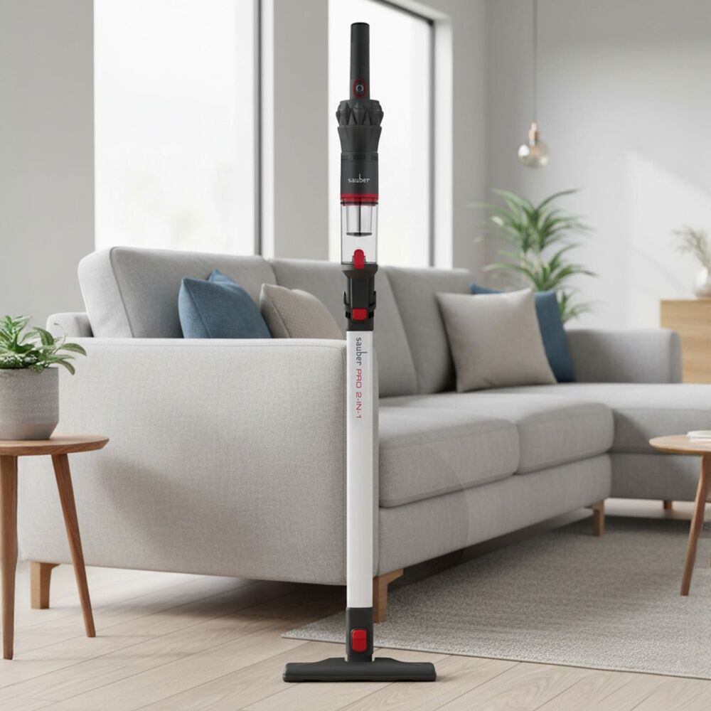 Sauber Pro 2 In 1 Handheld Cordless Stick Vacuum HEPA Filtration — image 3