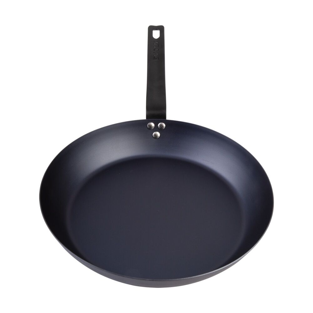 Evolv Pre-Seasoned Heavy Gauge Fast Heat Carbon Steel Fry Pan 28cm Evolv — image 5