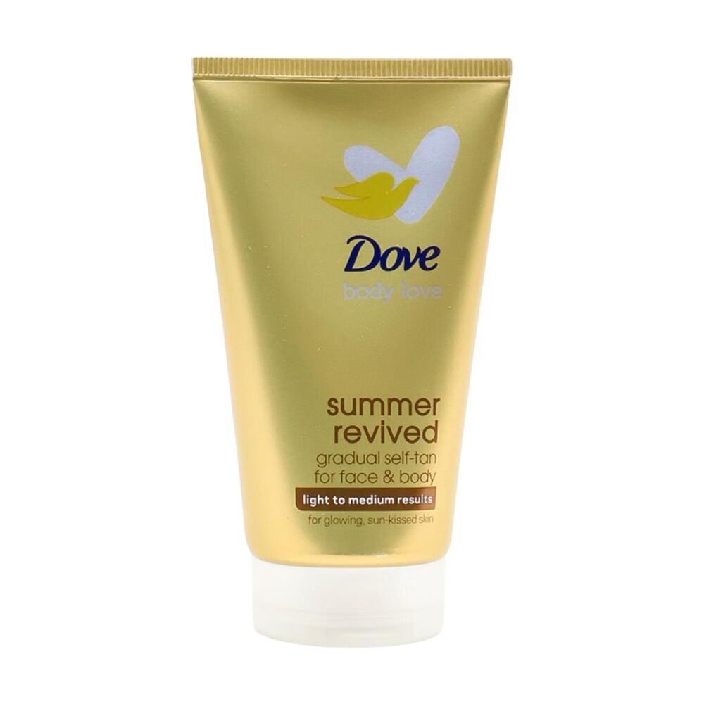 Dove Gradual Self Tan For Face & Body Light To Medium Result 75ml Dove