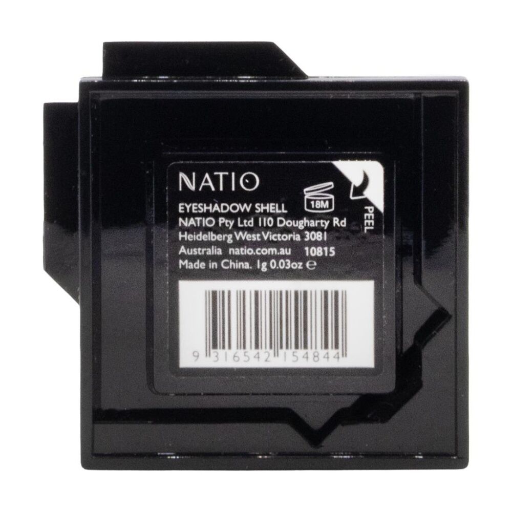 Natio 1g Eyeshadow Shell - Single Shade - Smooth Application - Compact Size Shell 1g — image 2