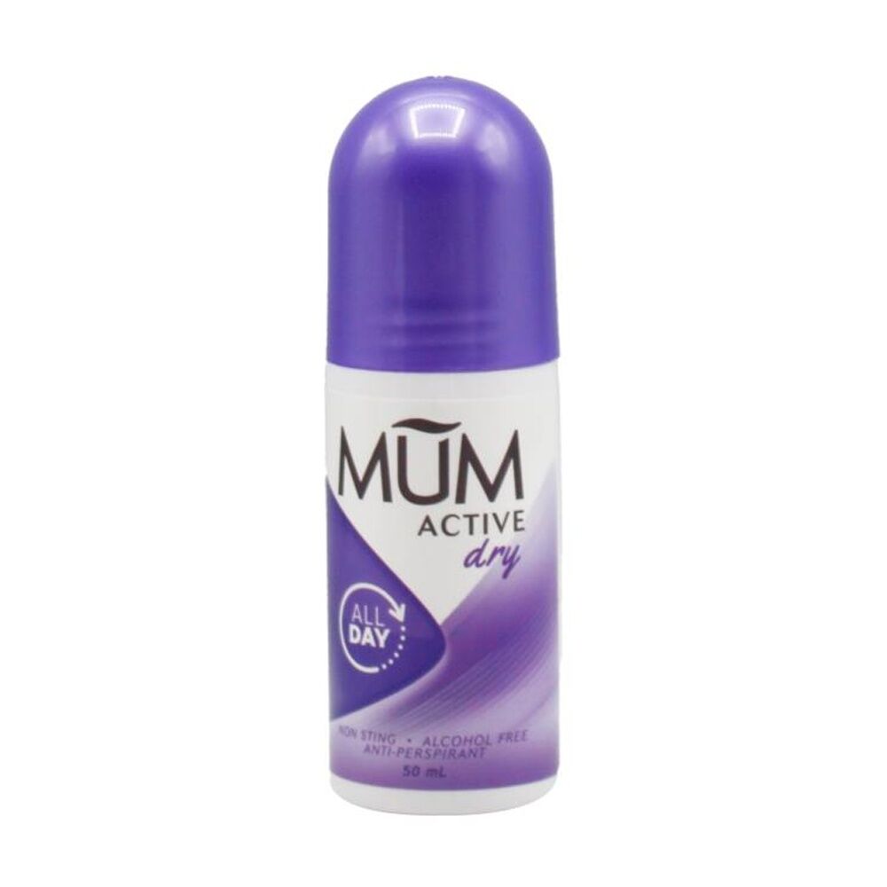 Mum Women's Active Roll On Antiperspirant Deodorant 48h Protection 50ml (6 Pack) — image 2
