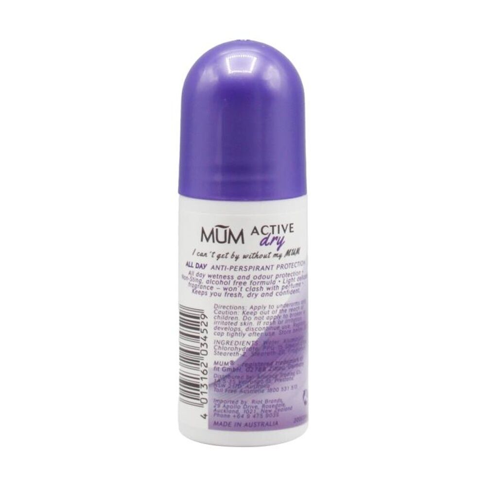 Mum Women's Active Roll On Antiperspirant Deodorant 48h Protection 50ml (6 Pack) — image 5