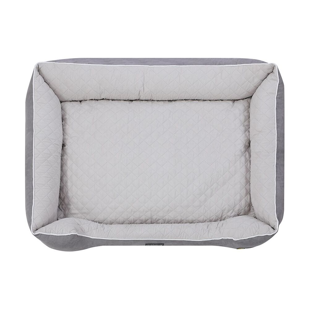 Paws and Claws X-Large Self Warming Walled Dog Pet Bed Grey 110x80x26cm — image 2