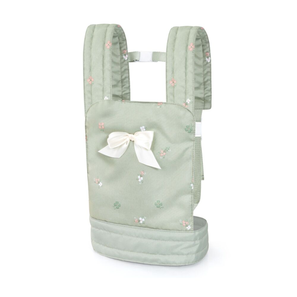 Bayer Doll Carrier Adjustable Straps Comfortable Carry Soft Sage Green 46cm Bayer