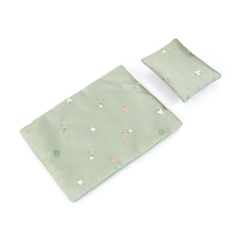 Bayer Multi Bed Doll Cot Integrated High Chair For Dolls Soft Sage Green 46cm Bayer — image 6