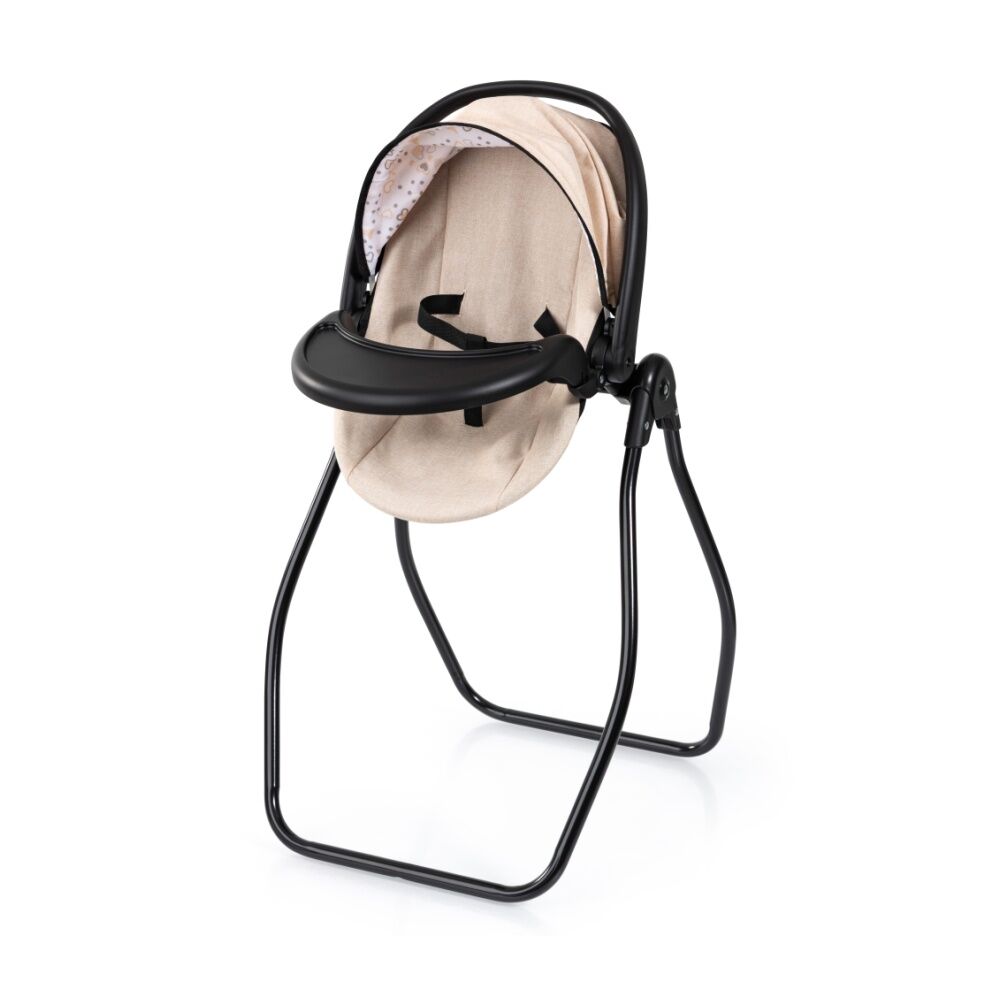 Bayer High Chair with Swing Set Foldable Travel Bed for Dolls Beige 40cm Bayer — image 2