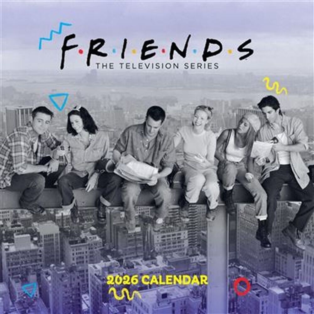 Friends 30x30cm TV Series 2026 Square Wall Calendar Room Decor