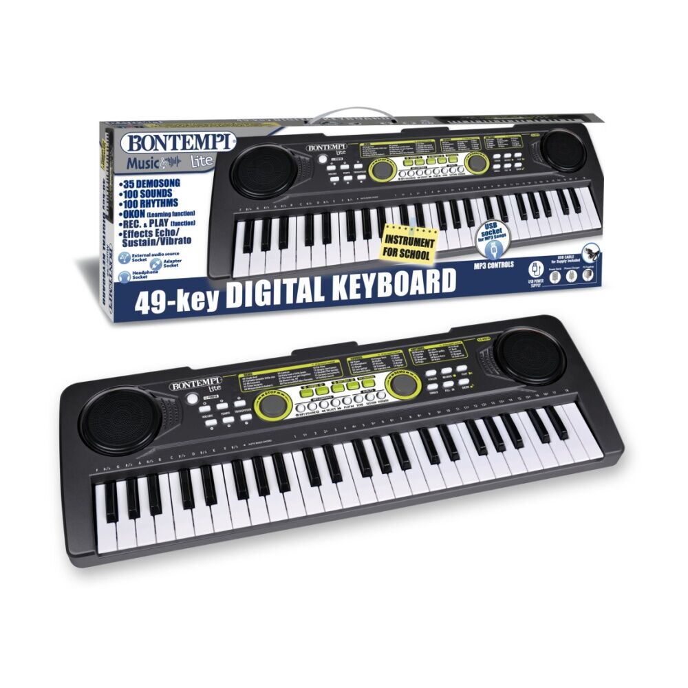Bontempi Digital Keyboard 49 Midi-Size Keys School Music Instrument Bontempi — image 2