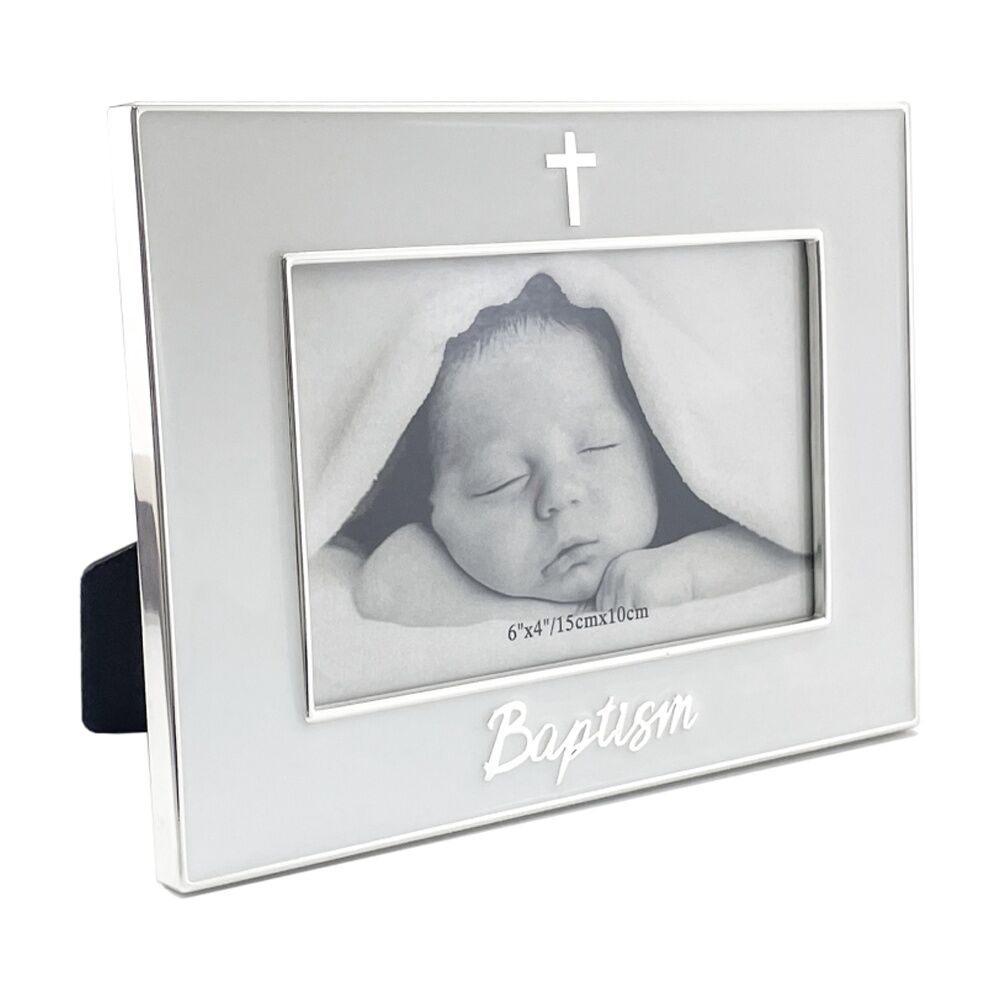 Gibson Gifts Pure White Baptism 6x4 Home Decor Photo Frames Rectangular (2 Pack) — image 2