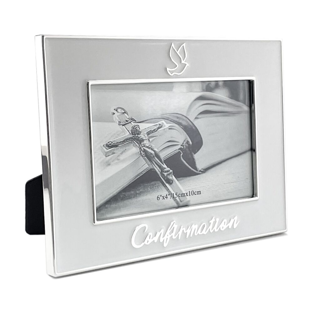 Gibson Gifts Pure White Confirmation 6x4 Home Decor Photo Frames (2 Pack) — image 2