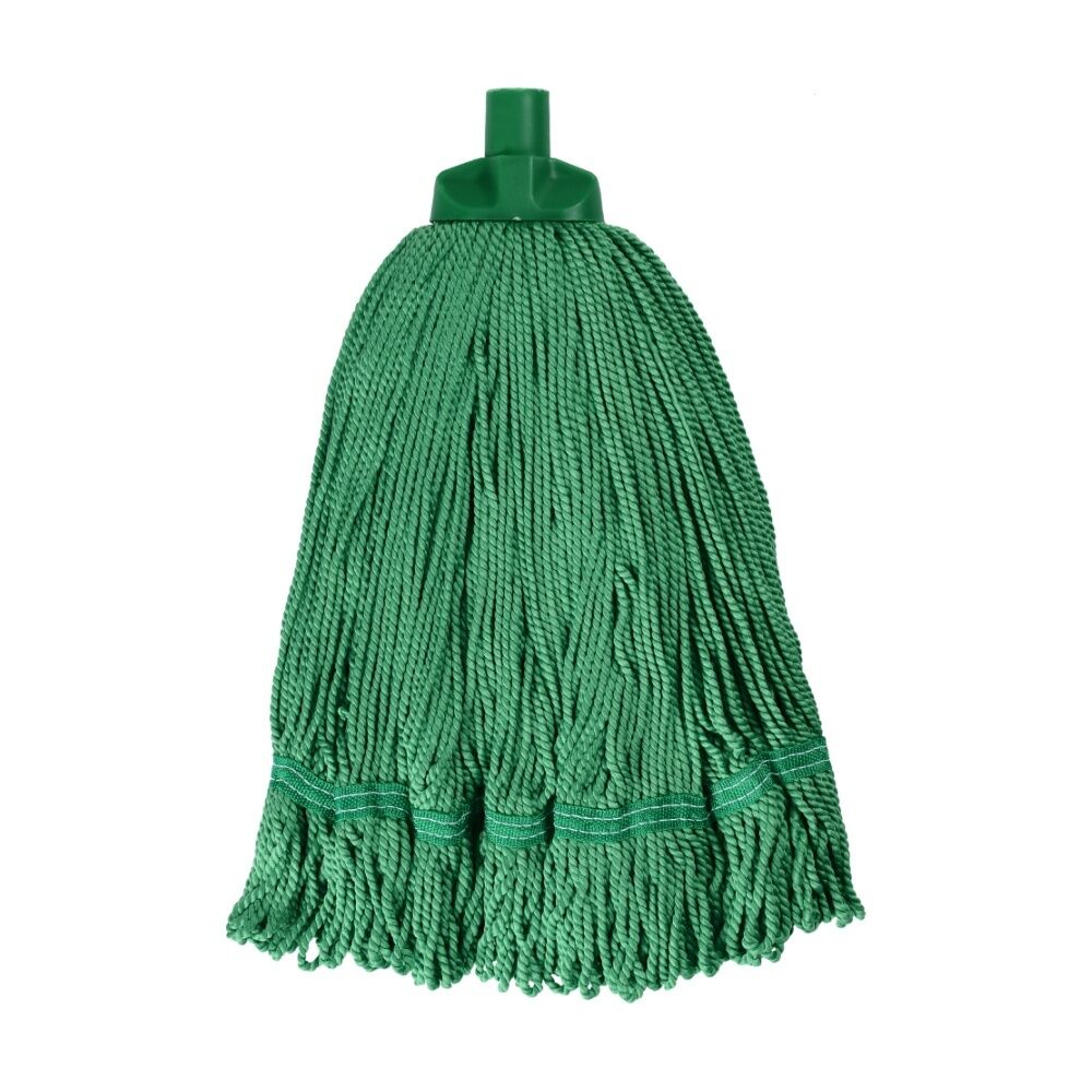 Edco Heavy Duty Enduro 100 Percent Microfibre Mop Head Green 350g (2 Pack) — image 2
